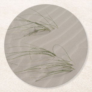 Beach Grass Ronde Kartonnen Onderzetter