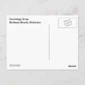 Beach Grasss Bethany Briefkaart (Achterkant)