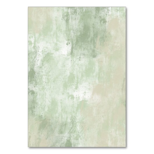 Beach Green Cream Sand abstract tafelnummer (Achterkant)