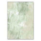 Beach Green Cream Sand Numéro de table abstrait (Dos)