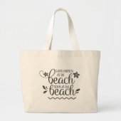 Beach Grote Tote Bag (Voorkant)
