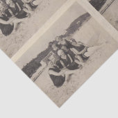 Beach Group 1920 foto Tissuepapier (Detail)
