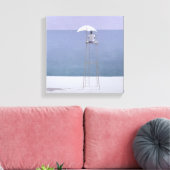 Beach guard 2004 canvas afdruk (Insitu (Woonkamer))