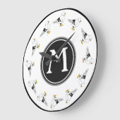 Beach Gull Seagull New York Pigeon Bird Initiaal Grote Klok (Hoek)