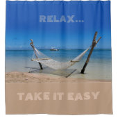 Beach Hammock Douchegordijn (Voorkant)