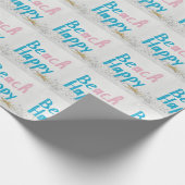 Beach Happy starfish and net Cadeaupapier (Hoek)