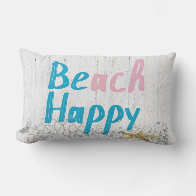 Beach Happy starfish Kussen (Voorkant)
