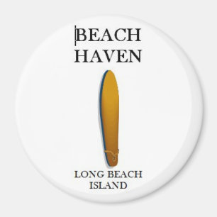 Beach Haven, Long Beach Island Custom Car Magnet 1 Magneet