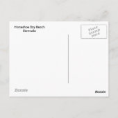 Beach hoefijzer briefkaart (Achterkant)