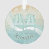 Beach House Adirondack Chaises Aqua Blue ID623 (devant)