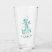 Beach House Anchor & Rope Aqua Blue ID623 Glas (Voorkant)