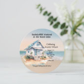 Beach House Bachelorette Party Invitation (Debout devant)