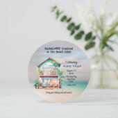 Beach House Bachelorette Party Invitation (Debout devant)