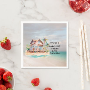Beach House Bachelorette Party Servet