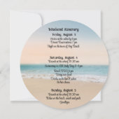 Beach House Bachelorette Party uitnodiging (Achterkant)