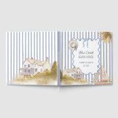 Beach House Blue Coastal Chic Gastinformatie Gastenboek (Volledig)