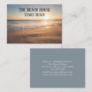 Beach House Carte de visite location vacances