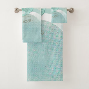 Beach House Clam Shell Aqua Blue ID623