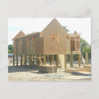Beach House Construction Briefkaart