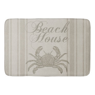 Beach House Crab Seashore Coastal Badmat