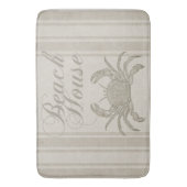 Beach House Crab Seashore Coastal  Badmat (Voorkant Verticaal)