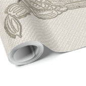 Beach House Crab Seashore Coastal  Cadeaupapier (Rol Hoek)