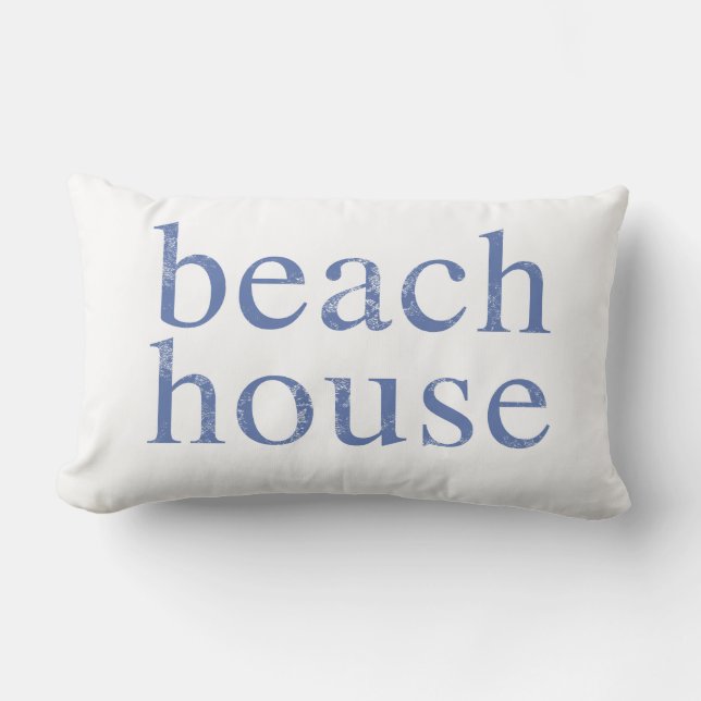 Beach House Distress Pillow Kussen (Voorkant)