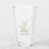 Beach House Fisherman Gold ID623 Glas (Achterkant)
