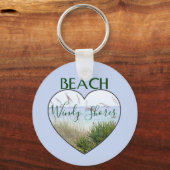 Beach House Heart Destin Florida Sleutelhanger (Voorkant)