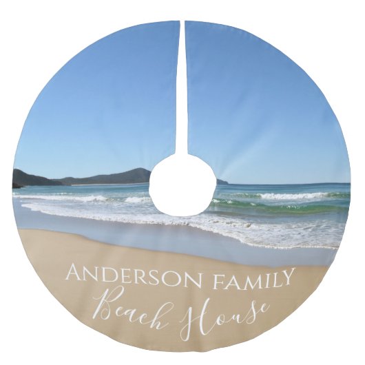 Beach House Kerstboom Rok (Voorkant)