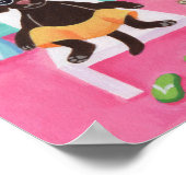 Beach House Labrador Boys Artwork Poster (Hoek)