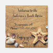 Beach House Magnet Vacances Location Informations (Devant)