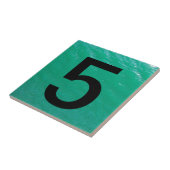 Beach House Number Tile Tegeltje (Zijkant)