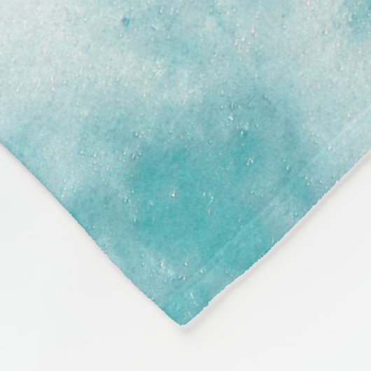 Beach House Ocean Zee Waves Fleece Deken (Hoek)