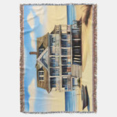 Beach House op het zand Deken (Voorkant Verticaal)