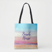 Beach House Pastel Sunset Tas (Voorkant)