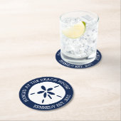 Beach House Ronde Kartonnen Onderzetter (Insitu)