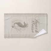 Beach House Seahorse Seashore (Serviette à main)