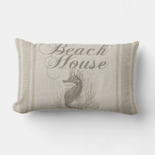 Beach House Seahorse Seashore Kussen