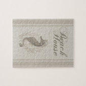 Beach House Seahorse Seashore Legpuzzel (Horizontaal)