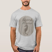 Beach House Seahorse Seashore T-shirt (Voorkant)