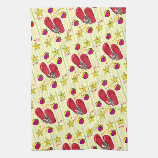 Beach House Serviette à main (Vertical)