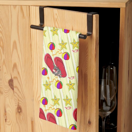 Beach House Serviette à main (Pliage en tiers)