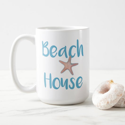 Beach House Starfish Koffiemok (Met donut)