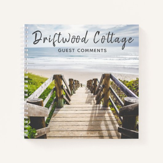 Beach House Vacances Commentaires Livre d'invités (Devant)
