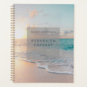 Beach House Vacation Photo Guest Bookings Planner (Voorkant)