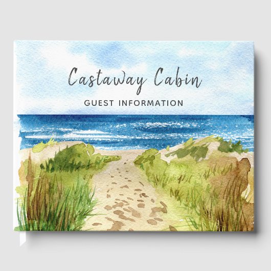 Beach House Vaction Comments Guest Book Gastenboek (Voorkant)