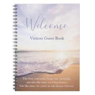 Beach House Vakantiehuis Guestbook Notitieboek