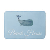 Beach House Whale Medium Bath Mat (Voorkant)
