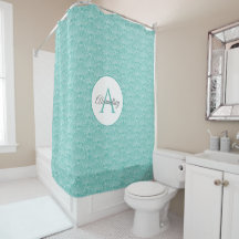 Beach House Wit Zee Shell Patroon Monogram Naam